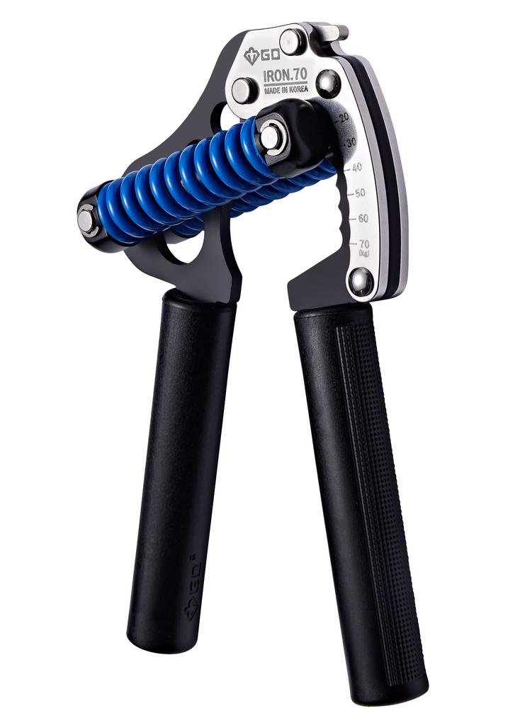 GD Iron Grip Adjustable Hand Grip lbs Grip Strength Premium Forearm Strengthening Hand Gripper for Enhanced Grip 70(P) Strengthener, 44-150 Trainer,