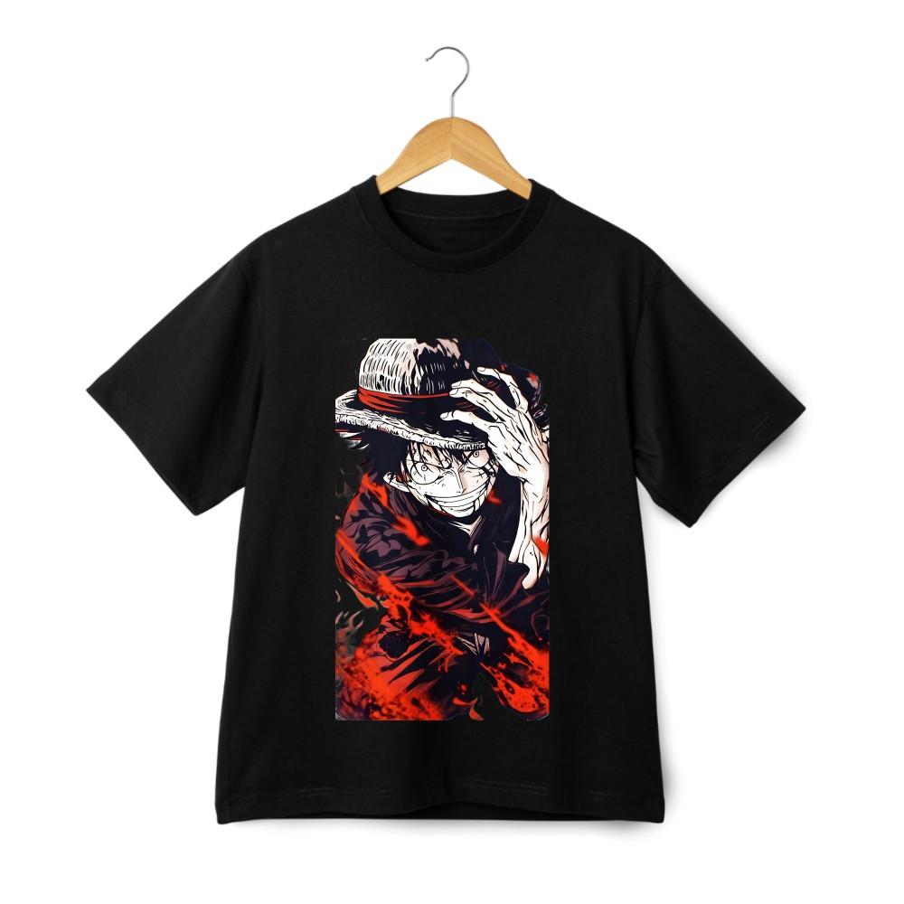 

Bold Manga Art, Ultra-Soft Cotton Unisex Trendy Casual One Piece Luffy Anime Tee XL