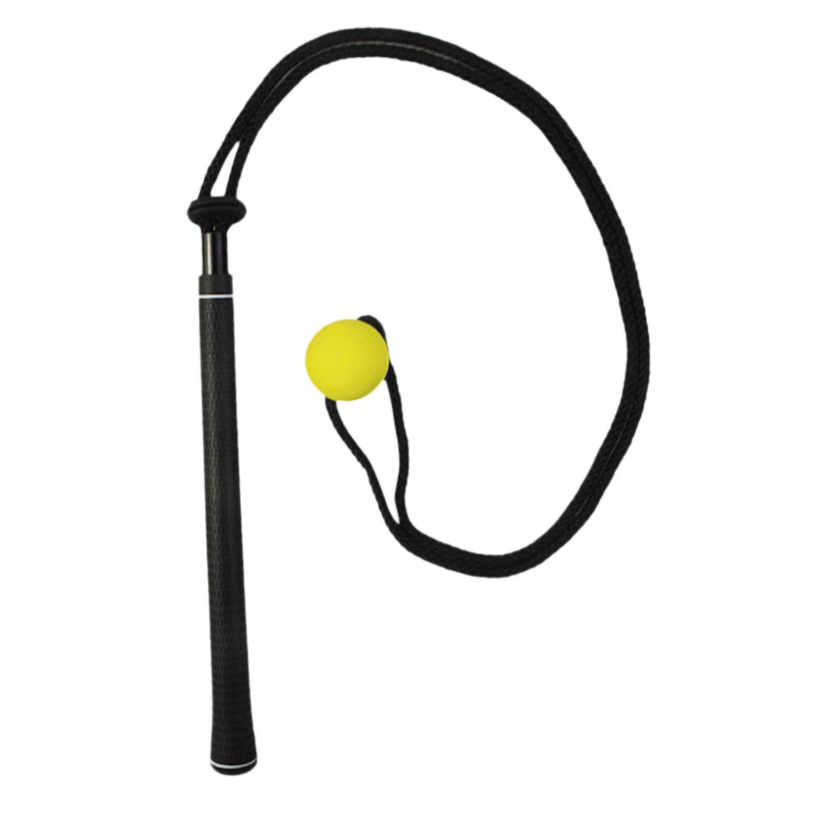 Golf swing training fitness equipment, training with ball on the golf swing