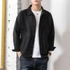 Men's Autumn Denim Jacket - Korean Style Trendy Workwear Streetwear, Casual Loose Fit for Autumn and Spring.