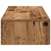 Wall Mounted Shelf with Drawers Rustic Wood Look 80 x 33 x 17 cm Engineered Wood