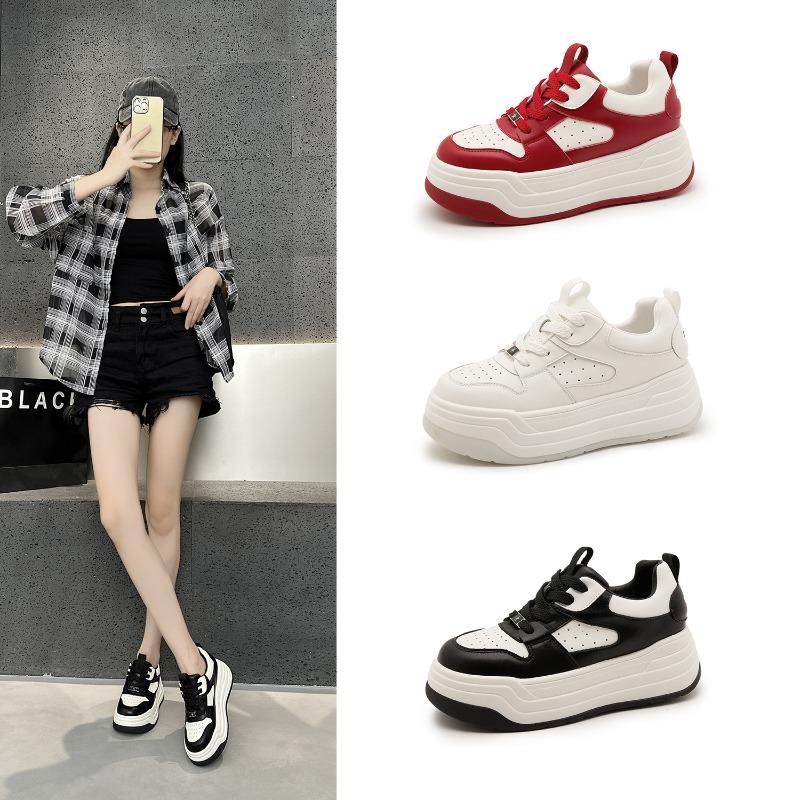 2589 Women's Autumn Breathable Versatile Casual Platform Student Sneakers