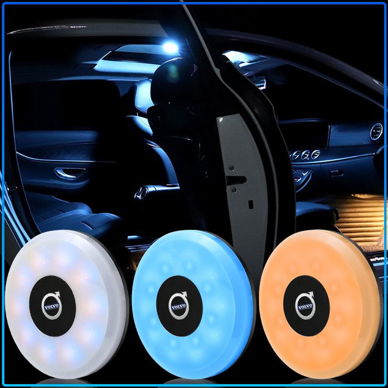 LED Touch Light Wireless Car Interior Lighting Auto Roof Ceiling Reading Lamp For Volvo XC60 XC90 S60 S80 S40 V40 V60 V70 V50 XC70