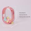 10cm Transparent Dustproof PVC Blind Box Display Bag - Mini Cute Ins Style Stroller Bag with Pendant Holder