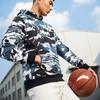 Anta Basketball Series Camouflage Fleece-Lined Warm Casual Long-Sleeve Hoodie Men Hoodie Black White 152141706-4
