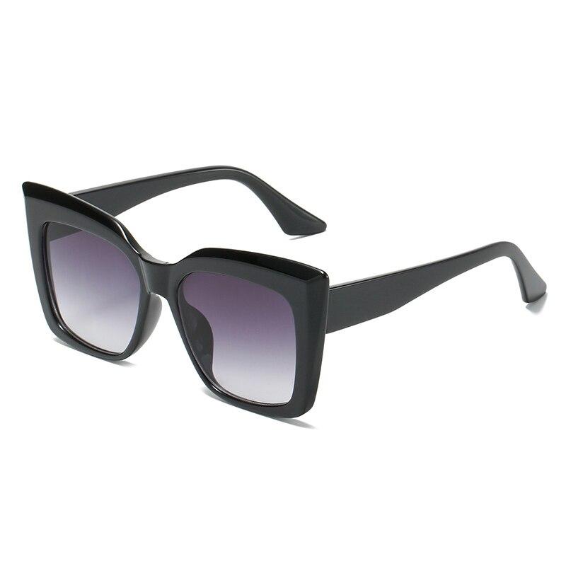 Fashion Oversized Cat Eye Sunglasses Women Fashion Colorful Leopard Eyewear Shades UV400 Men Square Gradient Sun Glasses