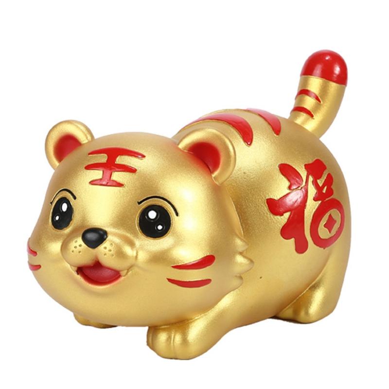 

Lovely Piggy Coin Box Money Saving Jar 2024 Chinese Zodiac Ornament Collectible Gift for Kids X3UC