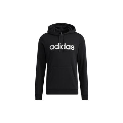 adidas Neo Logo Print Sport Pullover Hoodie Herren Hoodies Schwarz H14187