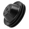 Crankshaft Pulley Double Groove Long Water Pump Pulley Replacement for Chevy Small Block SBC 262 350 400 Engine