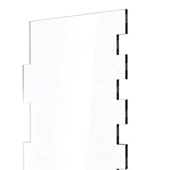 4 stk Kakeskrape Sett Stor Klar Akryl Kakeutjevner Skrape Kakestriper Kantkontur Kam for DIY Glasur Frosting Smørkrem Krem Dekorering