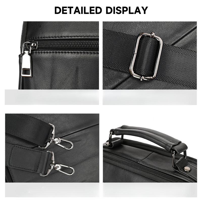 Genuine Leather Single-shoulder Bag, Vertical Portable Small Crossbody Bag, Casual Commuting High-end Crossbody Bag