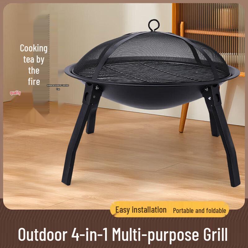 Multi-functional Outdoor Camping & Indoor Heating Wood Stove