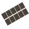 10Pcs Hexagon Grip Decal Sticker Textured Ultra Thin Sweat Absorption Non Slip for Mouse Keyboard Mo