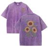ARISE Solo Leveling T-shirt Maglietta Grafica Manga T-shirt in Cotone Lavato Vintage Manica Corta Oversize Uomo Donna Abbigliamento