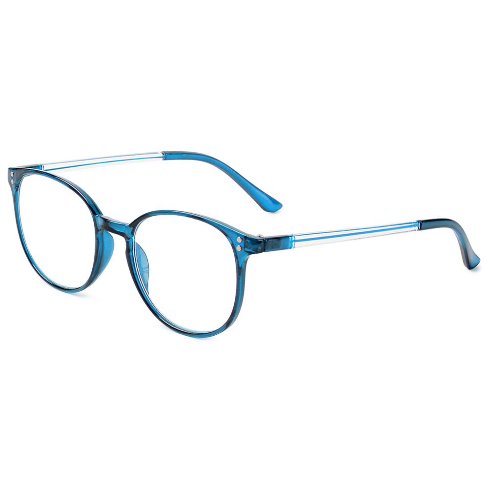 

1Pc Ultralight Frames Reading Glasses Portable Presbyopic Glasses Unisex Classic Blue Eyeglasses Vision Care Strength +1.0~+4.0 2