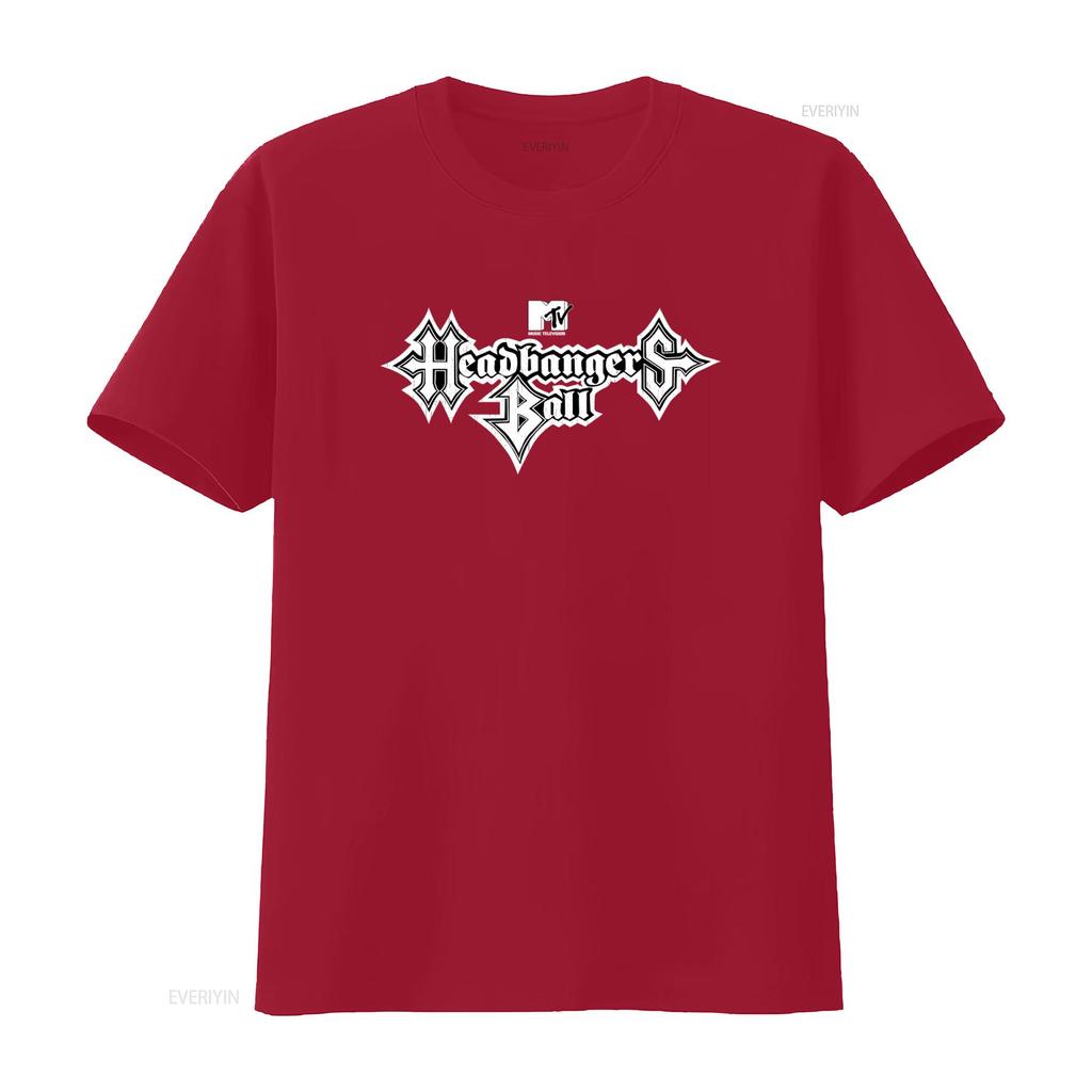 MTV Headbangers Ball T Shirt Rock Music Fans Must Have Vintage Washed Soft Top For Everyday Wear Comfortable Streetwear