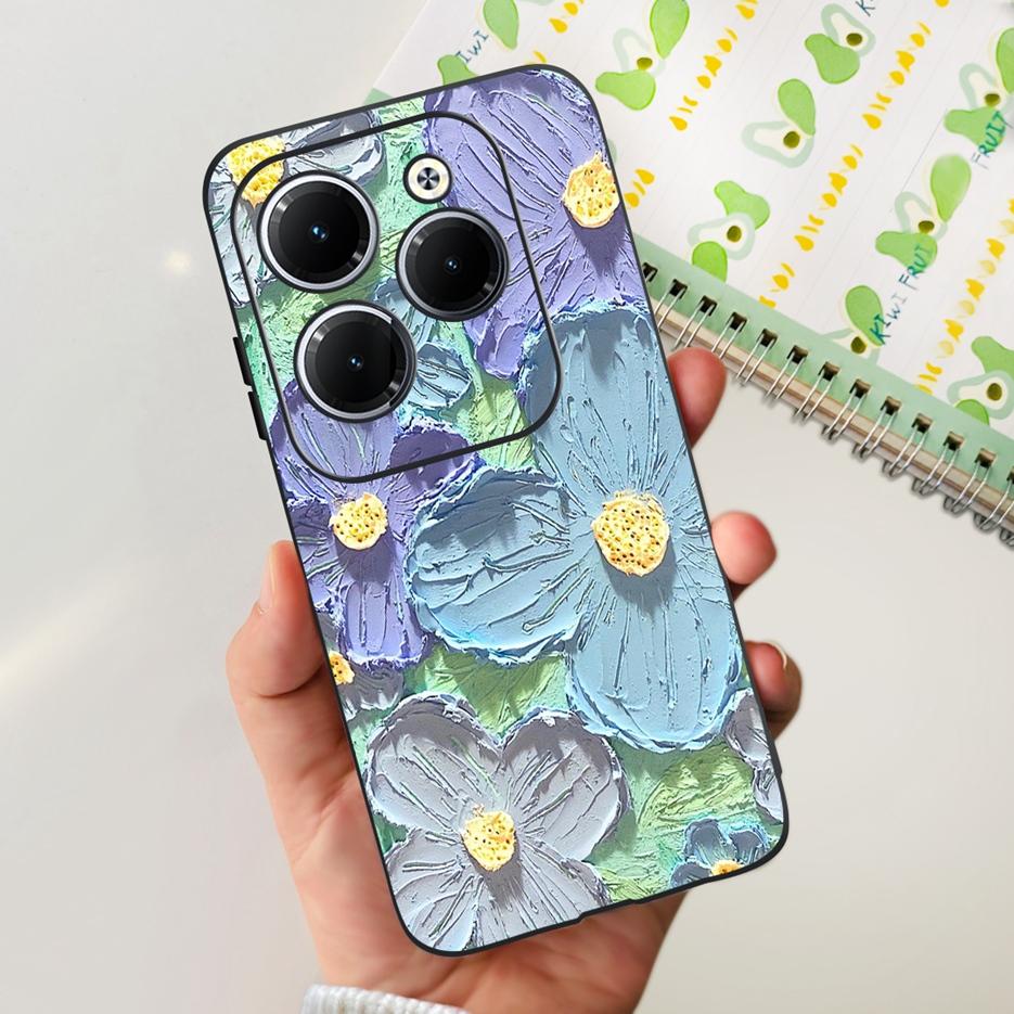 For Infinix Hot 40 Pro Case X6837 Cute Fashion Cover Soft Silicone Phone Case For Infinix Hot 40i Hot40 Pro Hot40i Fundas Bumper