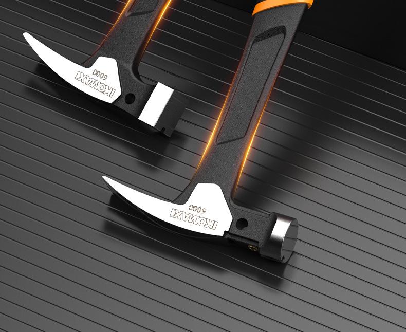 Claw Hammer for Woodworking: One-Piece Iron, Handmade Mini Small Hammer, Special Steel, Perfect for Household Use.