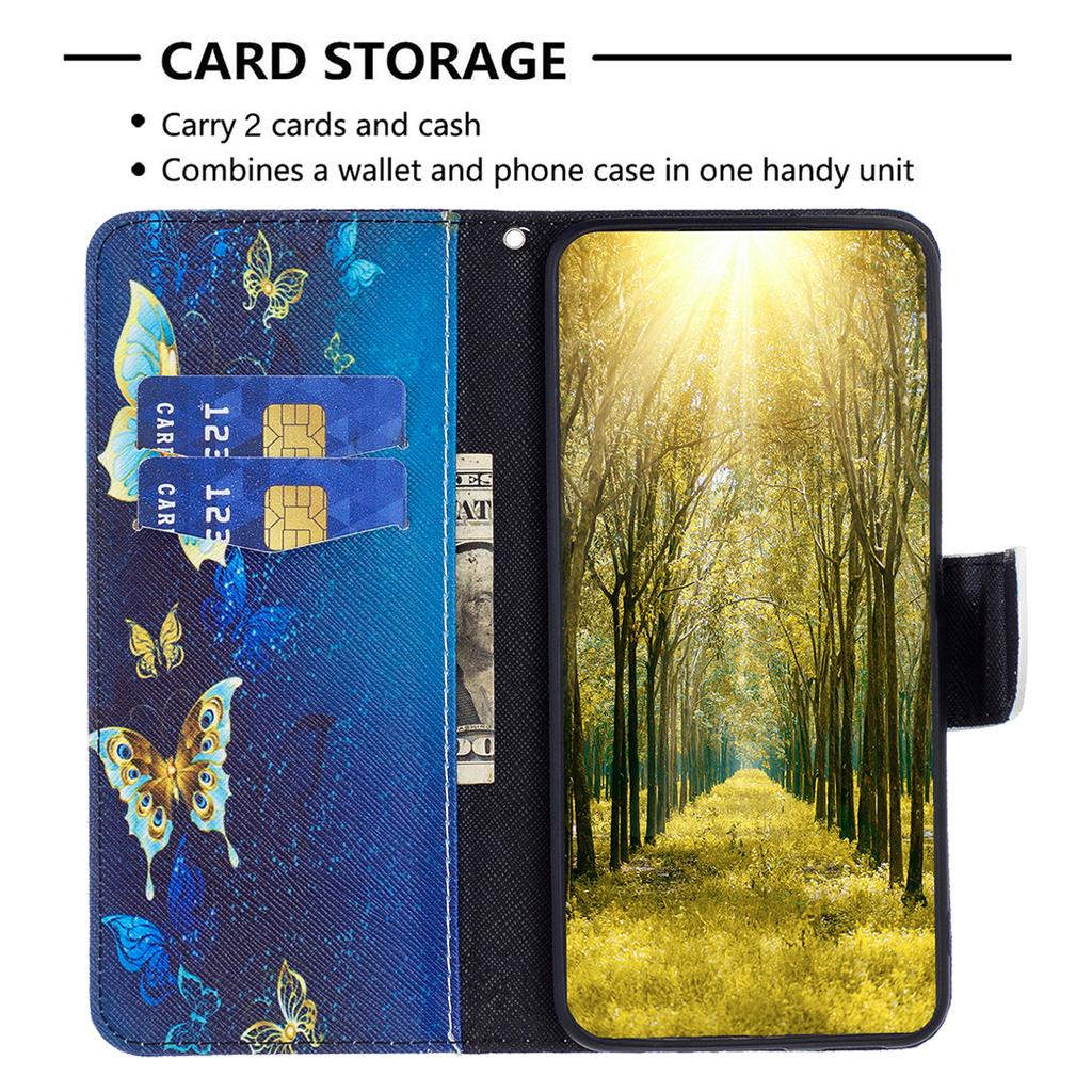 For TECNO Spark 20 Pro Case Wallet with Card Holder Pattern PU Leather Phone Cover