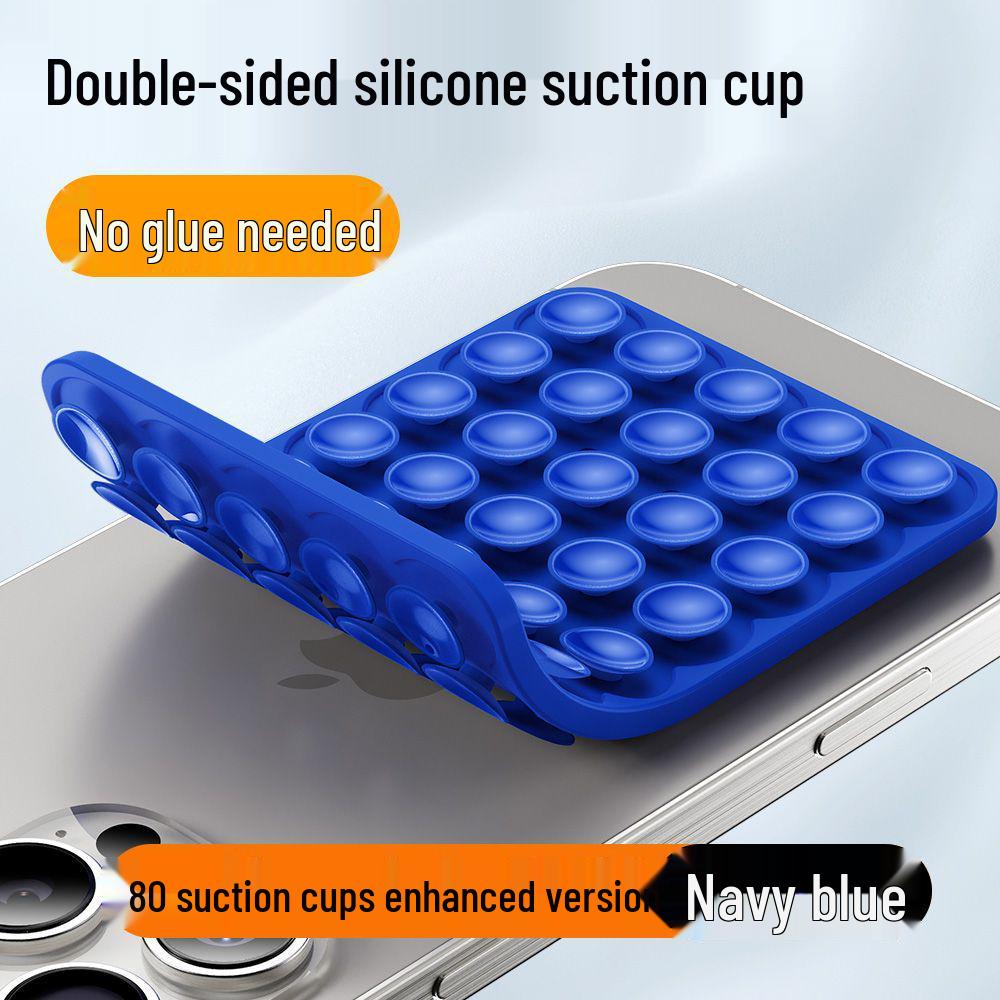 High-Performance, Double-Sided Silicone Suction Cup: Wind-Proof, Multi-Functional, Case-Compatible for Phones and Tablets