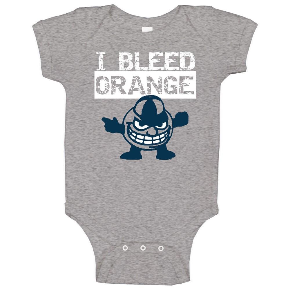 

I Bleed Orange Syracuse Basketball Baby One Piece XL