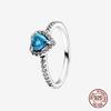 925 Sterling Silver Open Ring Style  Paved Heart Butterfly Flower Colorful Gemstone Ring For Women Daily Wear Jewelry Gift 2026