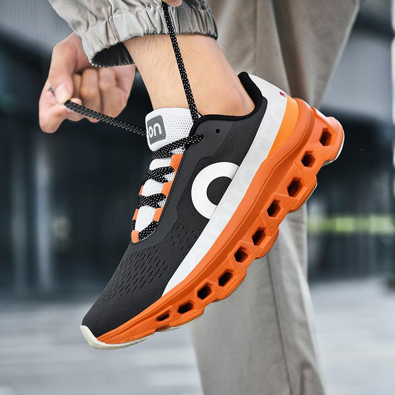 Summer Versatile Trend Sports Shoes Men's and Women's Long-distance Non-slip Shock Absorption Running, Shoes Monster Shoes