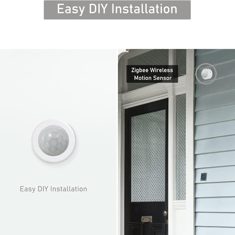 New Zigbee PIR Motion Sensor Infrared Human Body Move Sensor Security Alarm Sensor Support For Home Assistant