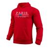 Paris Fashion Hoodie for Men Urban Casual Hooded Long Sleeve Pullover Male All Season Daily Sports Sweatshirt 2025 Men's Clothes