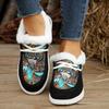 Plus-size Cotton Shoes: New Large-size Round-toe Thick-soled Fleece Shoes for Autumn/winter 2025