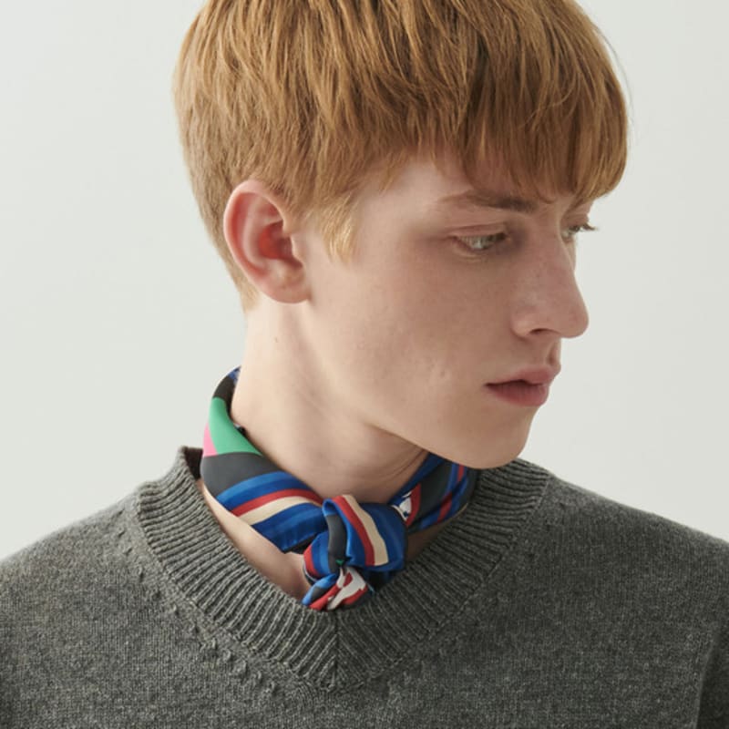 beyondcloset classic rowing club scarf multi