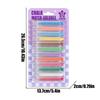 Dustless Chalk 12 Colored Water-soluble Chalk Erasable Non Dirty Hands Dust Free Chalk Blackboard Graffiti Painting Solid  Chalk