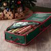 Oxford Christmas Wrapping Paper Storage Bag Dustproof Washable Xmas Ornament Organizer Large Capacity Reusable Under Bed Storage