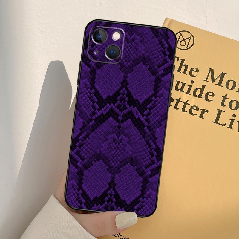 Etui ze skóry węża Pythona do iPhone'a 13 12 11 14 Pro Max Mini XR X XS MAX 6S 7 8 Plus SE 2020 2022
