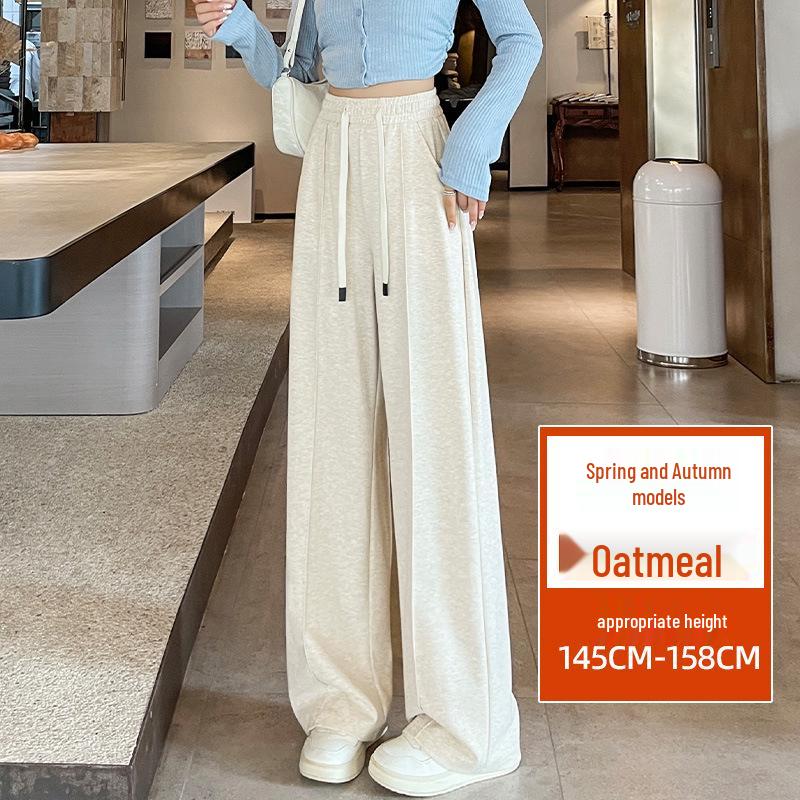 

Брюки больших размеров с высокой талией и широкими штанинами для женщин - Коллекция Весна 2025 3XL