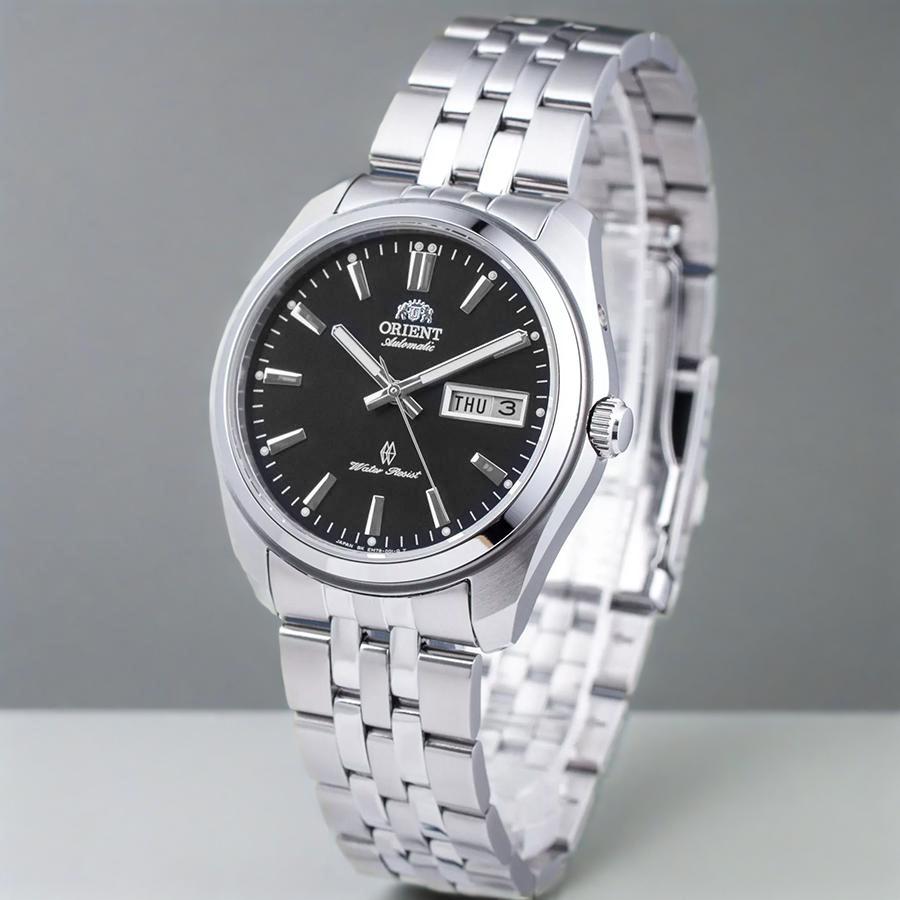 Montre-bracelet analogique automatique pour homme en acier inoxydable à cadran bleu pour la vie quotidienne, tenue d'affaires, décoration, cadeau d'anniversaire idéal pour homme SEM78002BB