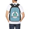 Cute Shark Student Backpack School Bag Hiking Travel Daypack for Boys Girls Fashion Bookbag Shoulder Bags