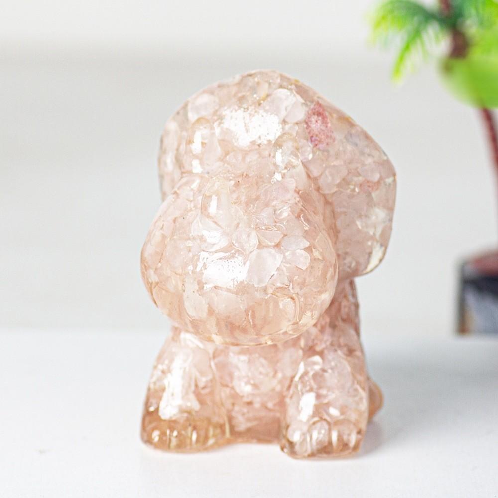 Resin Crystal Dragon Figurine With Cute Animal Design For Home Decor Gift