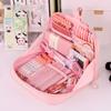 Kawaii Pencil Case Large Capacity Bag Pouch Box Girls Japanese Korean Schools Offices Back School Supplies
