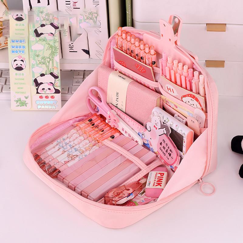 Kawaii Pencil Case Large Capacity Bag Pouch Box Girls Japanese Korean Schools Offices Back School Supplies