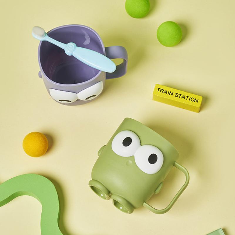 Cute Cartoon Toothbrush Holder, Multi-Functional Oral Care Cup, Suitable For Student Dormitories And Home Oral Care Sets