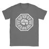 Men's T-Shirts Dharma Initiative Novelty 100% Cotton Tees Short Sleeve T Shirts Crewneck Clothes Plus Size