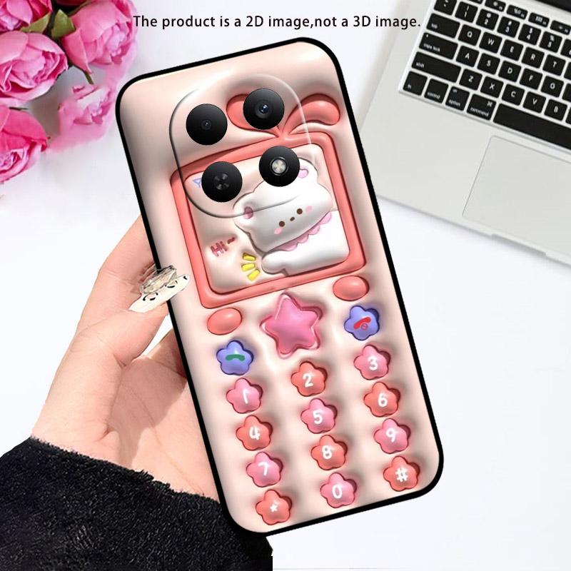 Para Xiaomi Redmi Note 15 4G 5G Funda TPU Silicona Suave Funda de Teléfono Para Redmi Note15 Pro 4G Cubierta Protectora de Cámara Dibujos Animados Capa Funda