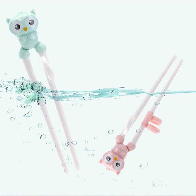 1 paar Lappen Cubs Lernen Ausbildung Stäbchen Kinder Kinder Chinesische Stäbchen