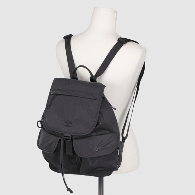 Umbro Flap Rucksack Backpack (10L) Charcoal Ur223Cbp51