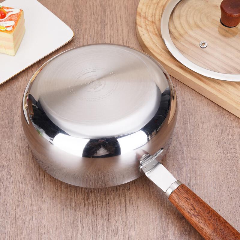 Zhi Shi 7-Layer Non-Coated Stainless Steel Milk Pot with Steamer