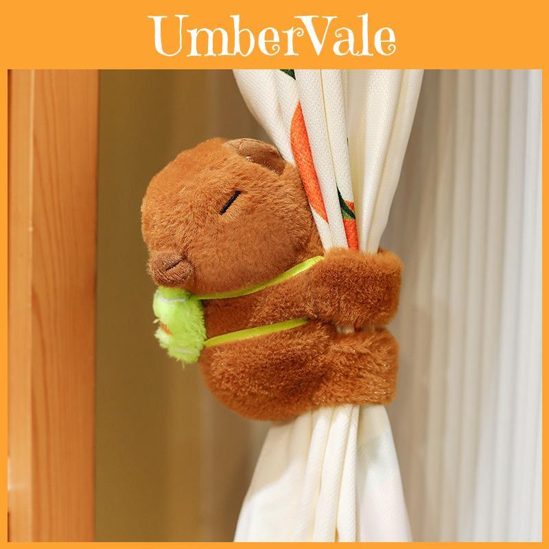 Pulseira de Pelúcia Adorável de Capivara Animal Fofinho Figura Cores Aleatórias Enchimento Macio