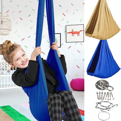 Elastic Swing Hammock Indoor and Outdoor Children's Sensory Hammock Adjustable Swing Hammock for Kid Boys Girls Children