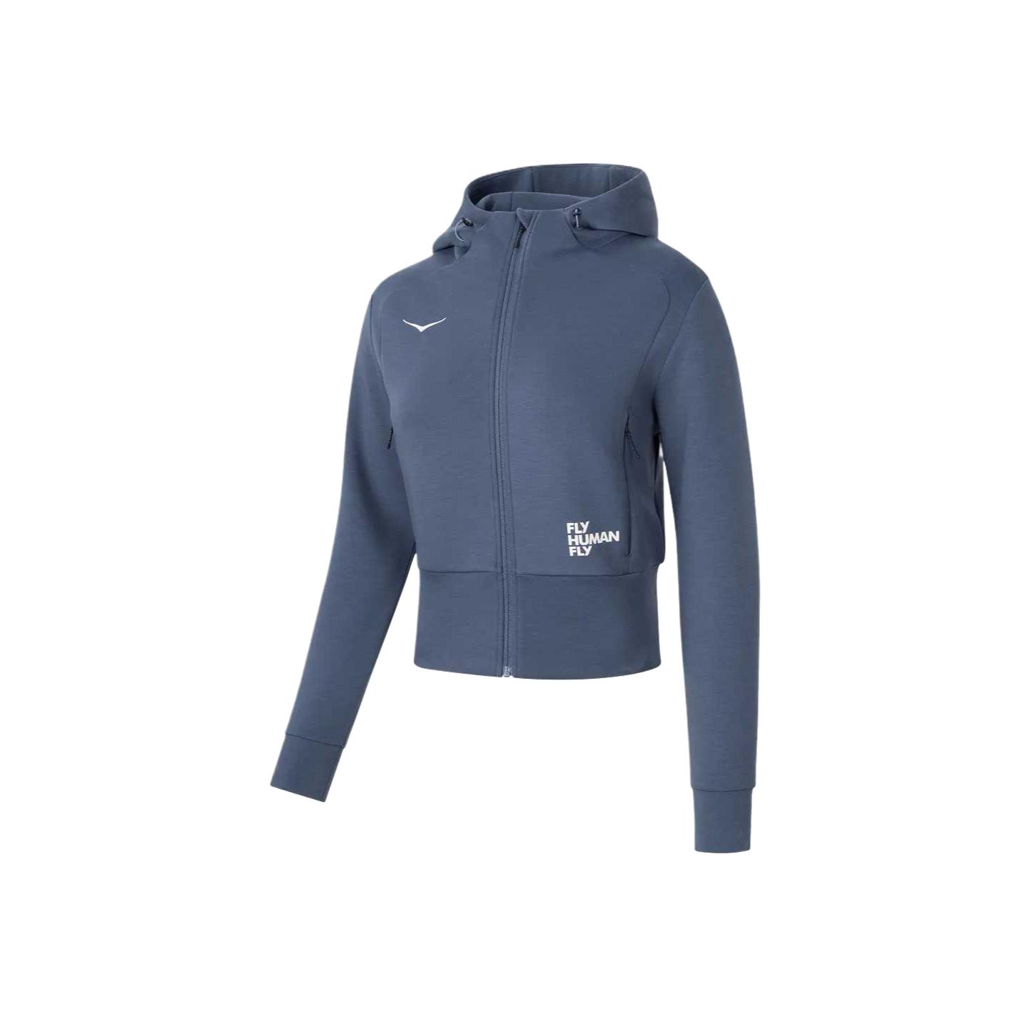HOKA ONE ONE Jackets Women s Light Blue Hooded Moderate Other 1176901-FDDN M