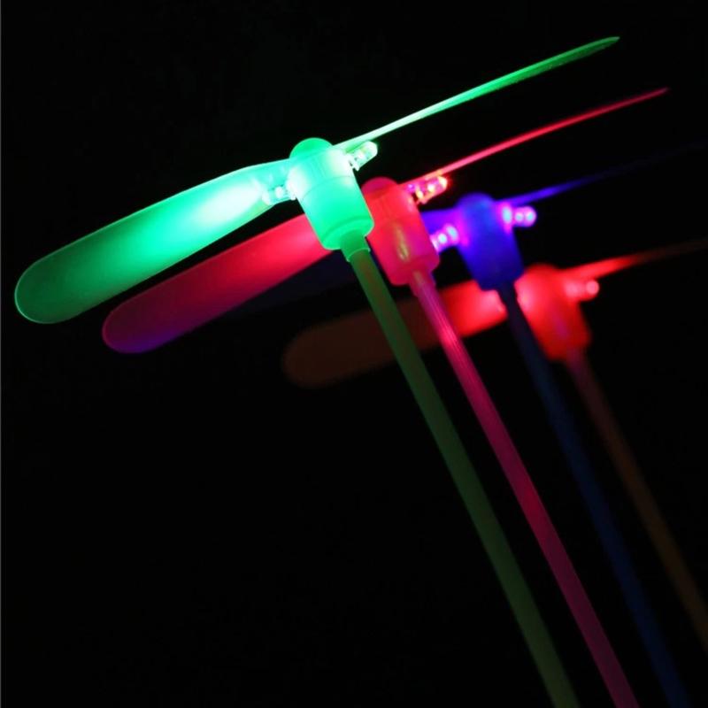 Plastic Dragonfly Toys Aero Props Plastic Propeller Aerodragonfly Toy Glowing Dragonfly Toys Copter Led for Sky Glider